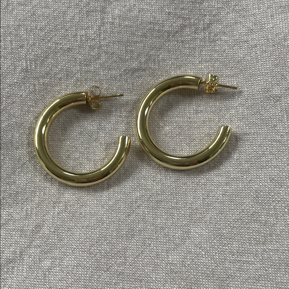 Elegant Gold Hoop Earrings